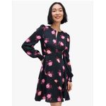 Kate Spade NEW  Rose Garden Smocked Satin Dress Photo 4