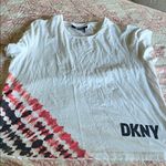 DKNY White Short Sleeve Tee Photo 0