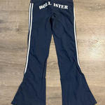 Hollister Y2K Vtg Low Rise Flare Track Sweatpants Medium M Drawstring Photo 0