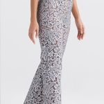 House Of CB mara silver metallic lace trousers Photo 2