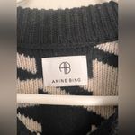 ANINE BING  Cheyenne Houndstooth Sweater Size XS Pullover Photo 5