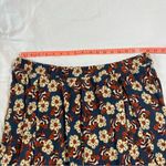 LuLaRoe Madison Women's 3XL Navy Floral Skirt with Pockets Stretch Waist Photo 3