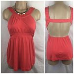 Marciano Guess  Pink Sleeveless Strappy Open Back Top XS Photo 1