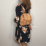 Urban Outfitters 100% Brown Suede Leather Backpack Photo 2