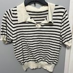 SheIn Collared Sweater Tee Photo 0