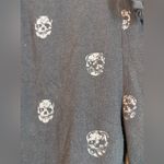 Ocean Drive Drawstring Joggers Size L Elastic Waist Black Grey Skulls Photo 1