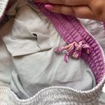 Brooks  Chaser Lined Running Shorts Size S White and Purple‎ Athletic Photo 5