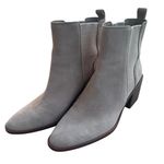 Vince Camuto Kreshna Chelsea Suede Booties Size 8 | Block Heel Ankle Boots Photo 3