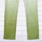 Arizona Jeans Arizona Jean Co Super Skinny Ombre Jeans Size 9 Ivory Green Stretch Cotton Blend Photo 1