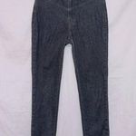 Levi's Lev's 721 black gray wash denim high rise skinny ankle jeans size 26 waist Photo 0