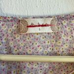 Altar'd State Altar’d State Blouse Floral Print Sheer Lace Up Long Ruffle Sleeve Top Sz S EUC Photo 2