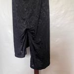 Chico's TRAVELERS by  Tunic Dress Sz 12 Black Circle Geometric Stretch Jacquard Photo 2