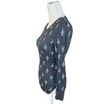 Old Navy Christmas cactus long sleeve waffle knit thermal fitted holiday Santa Photo 1