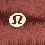 Lululemon Tied To It Crop 21" Black Cherry Leggings Yoga Capri Pants Size 4 Photo 6