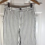 Madewell Tapered Pants in Stripe Size 25 Corporate Office Wear Preppy Nautical Photo 5