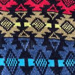 Vintage Cambridge Dry Goods Southwestern Geometric Knit Crewneck Sweater Medium Black Photo 6