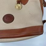 Dooney & Bourke Cream Leather Cross Body Top Handle Bag Photo 8
