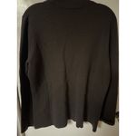 Talbots  Women's Brown Silk And Nylon Casual Collared Cardigan Size Medium Photo 13