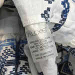 Alexis NWOT  Wylla Embroidered Linen Blend Maxi Dress XS Blue White Photo 6