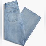 J.Crew Blue Curvy wide-leg cropped jean in all-day stretch Size 27 Photo 3
