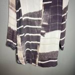 John Mark  Artsy Tunic Womens Size M Viscose Long Sleeve‎ Patchwork Full Button Photo 3