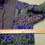 Missoni  Made in Italy Wool Alpaca‎ Knit Coat Jacket Size S Purple Floral Lined Photo 7