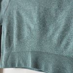 Teal Cropped Workout Top Blue Photo 1