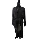 Torrid Chiffon Rainbow Clip Dot Smocked Waist Extreme High Low Top New w/ Tag Photo 10