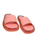 Tory Burch  Jelly Slides Sandals Pink Logo Platform Pool Beach Summer 4B‎ Photo 3