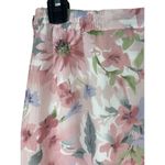 Alfred Dunner Pink Floral Elastic Waist Sheer Overlay Skirt 12 Whimsical Fairy Photo 6