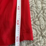 ZARA Draped Cowl Neck V Back Bodycon Dress Red Size M Photo 6