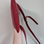 Cole Haan Cole Hann Red Pebbled Leather Crossbody Bag Photo 6