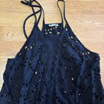 Free People Intimately  Starry Eyelet Whimsigoth Boho Bow Prepoy Festival Tank XS Photo 4