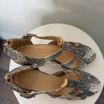 XOXO Snakeskin T-Strap Platform Heels Size 7.5 | 5” Heel(B101) Photo 3
