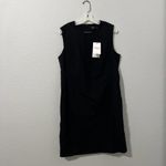 Theory SL Traceable Wool Fitted Black Career Dress Size 12 Photo 2