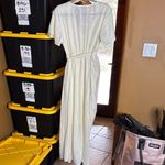 Carly Jean Los Angeles NWOT Embroidered Butter Yellow Ivory Wrap Dress Size XL Photo 8