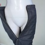 Halogen  Stretch Denim Full Zip Front Plaque Pocket Skirt Photo 3