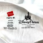 Disney  Parks S Mickey n Walt Main Street Sketch V-Neck White Short Sleeve T-Sh Photo 3