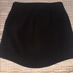 ZARA  Black Mini Skirt with Gold Buttons Photo 3