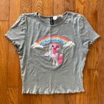 Divided gray lettuce trim my little pony baby tee shirt Photo 0