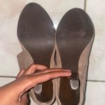 Steve Madden 2000s indie sleaze tan suede mid calf fold over heeled boots Photo 9