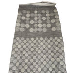 Talbots  Scarf Metallic Gray Silver Snowflakes Wool Blend 70" x 20" Photo 4