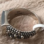 Sterling Silver MICHAEL DAWKINS Starry Night Mother of Pearl  925 Ring Sz 9 Photo 3