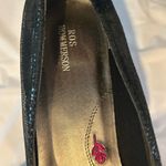 Ros Hommerson Tawnie Lizard Black Patent Low Heel with Bow Size 8.5W Photo 5