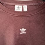 Adidas Maroon Sweatshirt with Logo Photo 1
