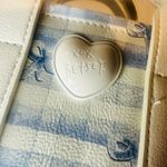 Betsey Johnson Betsy Johnson Handbag Coquette Bow Mini Tote Blue And White Photo 4