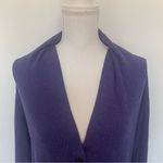 CAbi Sunday Violet Purple Cropped Ribbed Knit Button Cardigan Style 5834 Size L Photo 2