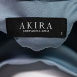 Akira Under The Sea Crystal Jewel Rhinestone Blue Ombre Bodycon Midi Dress Small Photo 1