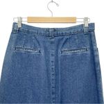 Lee Vintage 90s  Casuals Denim Maxi Skirt Size 10 Rigid Jean Skirt Medium Wash Photo 4