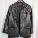 Soft Black Leather Ladies' Car Coat Style Jacket 8 Photo 7